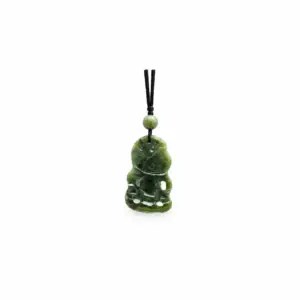 Greenstone Tiki Pendant