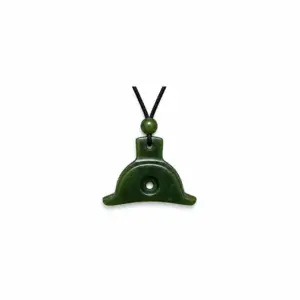 Greenstone Shepherd's Whistle Pendant on Cord