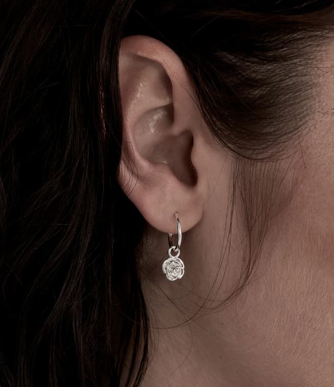 Stolen Girlfriends Club Rose Bud Anchor Sleep Earrings - Image 2
