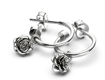 Stolen Girlfriends Club Rose Bud Anchor Sleep Earrings - Image 3