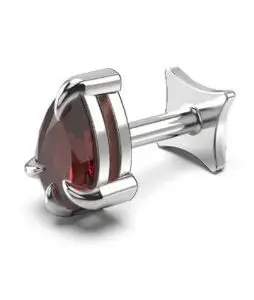Stolen Girlfriends Club Teardrop Garnet Talon Flat Back Earring
