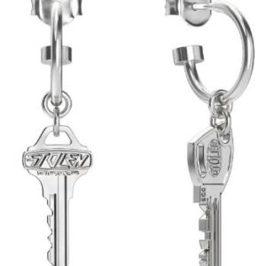Stolen SS Master Key Huggie Earrings