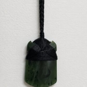 Greenstone Toki Pendant on Cord