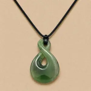 Greenstone Single Twist Pendant