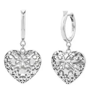 Karen Walker Heart Thrills Earrings – Silver