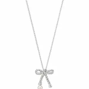 Karen Walker Love Knot Necklace with 3mm Freshwater Pearl