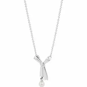 Pearl Bow Necklace