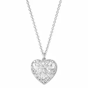 Karen Walker Silver Heart Thrills Necklace
