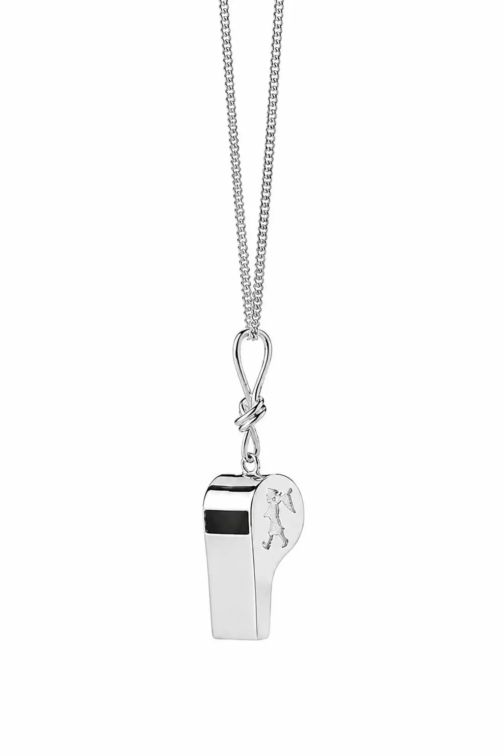 Karen Walker Navigator's Whistle Necklace – Silver