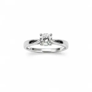 Platinum Diamond Solitaire Ring