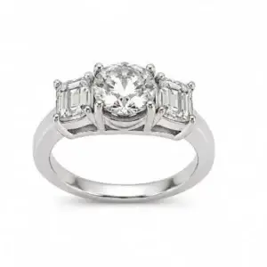 Platinum 3 Lab-Grown Diamond Ring