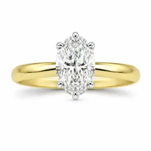 18ct Yellow Gold 2.03ct Oval Lab-Grown Diamond Ring