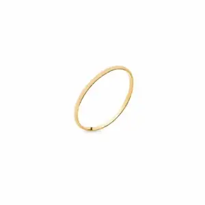 Lilly May 18ct Yellow Gold Plated Curved Bangle