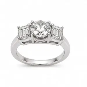 Platinum 3 Lab-Grown Diamond Ring