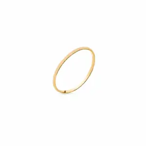 Lilly May 18ct Yellow Gold Plated Curved Bangle