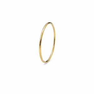 Lilly May - 18ct Yellow Gold Plated Narrow Golf Bangle