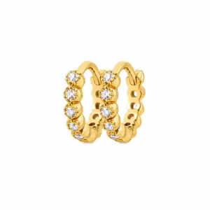 Lilly May - 18ct Yellow Gold Plated Mini Hoop Earrings