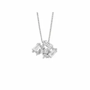 Ellani Sterling Silver CZ GD Pendant
