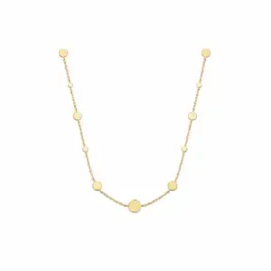 Lilly May - 18ct Yellow Gold Plated Multi Disc Necklace