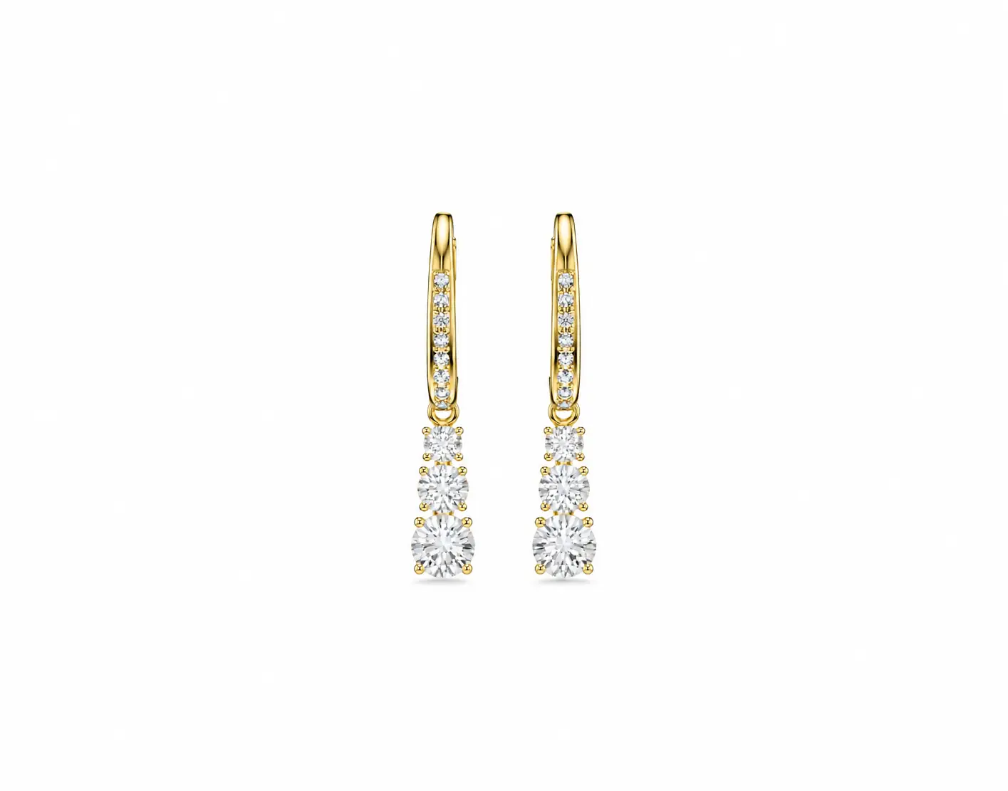 Swarovski Stilla Attract Hoop Earrings