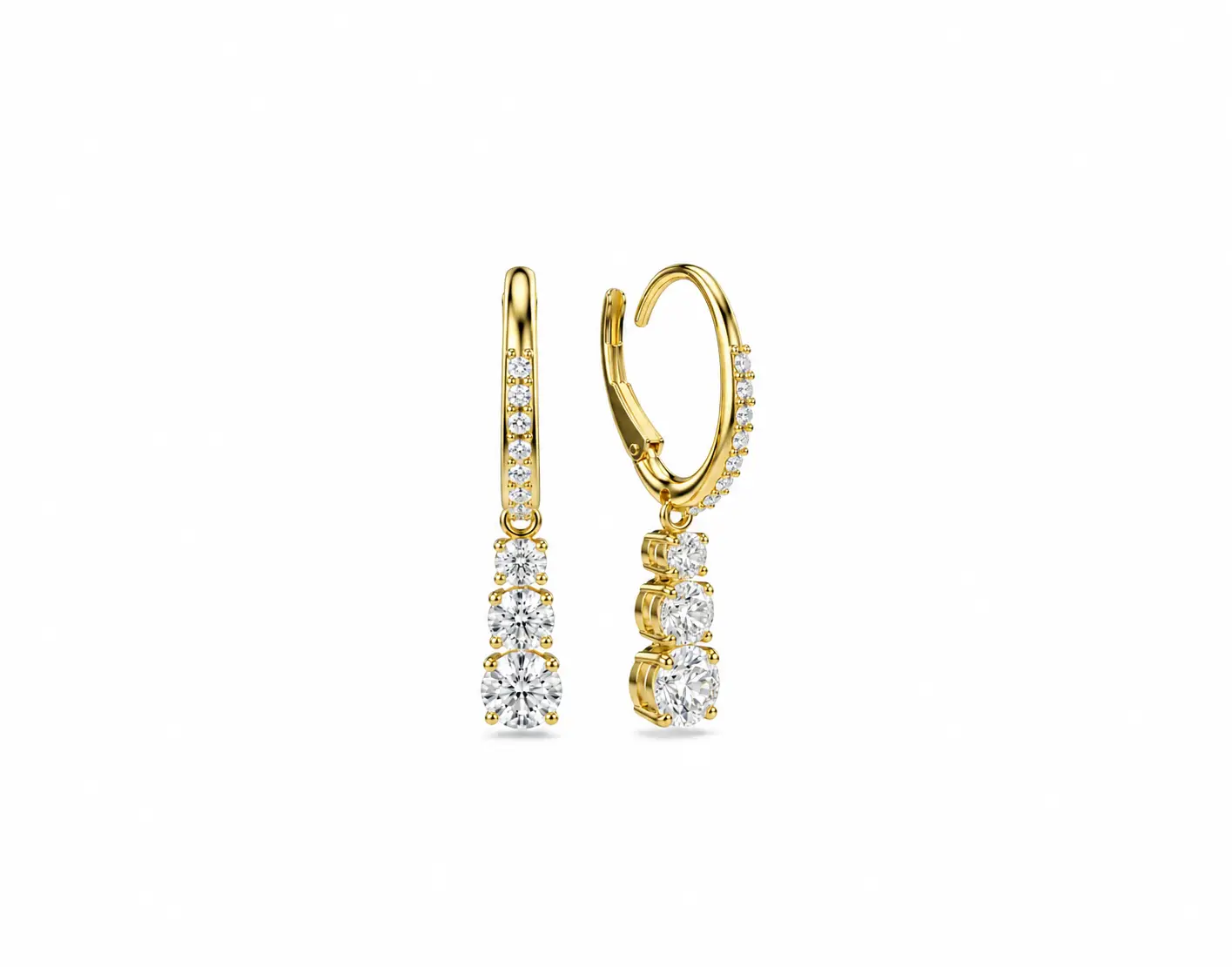 Swarovski Stilla Attract Hoop Earrings - Image 2