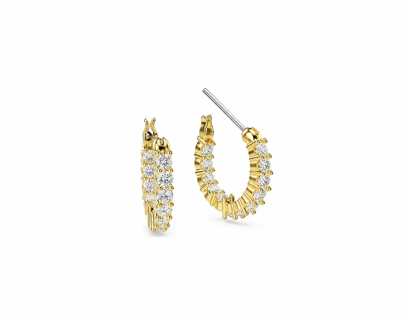 Swarovski Matrix Vittore Hoop Earrings - Image 2