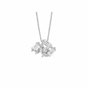 Ellani Sterling Silver CZ GD Pendant
