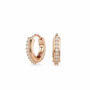 Swarovski Matrix Hoop Earrings