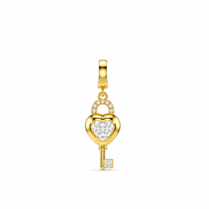 Swarovski Idyllia Charm - Heart with Key